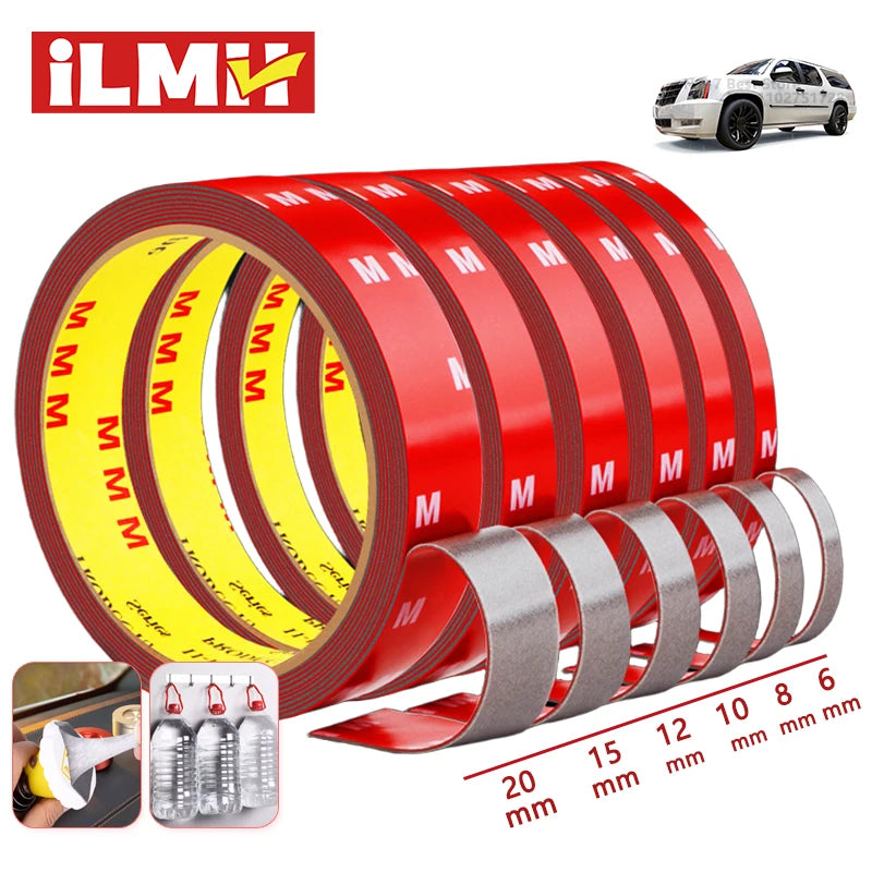 កាសែតស្អិតពីរជាន់ iLMH សម្រាប់រថយន្ត ស្អិតខ្លាំង និងមិនបន្សល់ស្លាកស្នាម ស្អិតជាប់បានយូរ