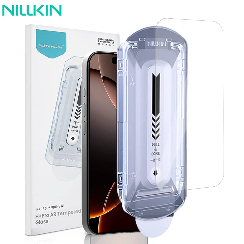 NILLKIN For iPhone 16 Pro Max Screen Protector H+Pro AR Clear 3D Tempered Glass Film for iPhone 16 Pro Glass Film With Tool