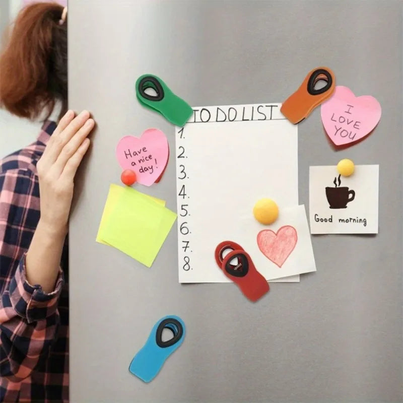 2/4pcs Refrigerator Clip, Household Snack Moisture-proof Sealing Clip,Multi-functional Food-grade Sealing Clip, Random Color.