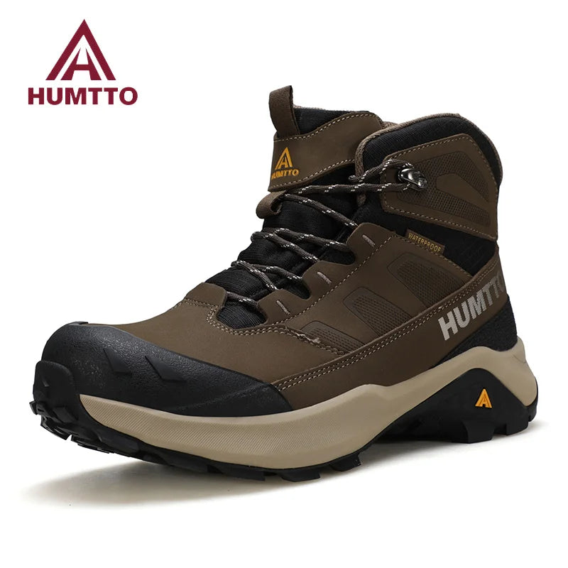 HUMTTO Mountain Boots for Men Keep Warm Trekking Shoes Outdoor Anti-slip Man Sneakers Winter Camping Hiking Men's Sports Shoe