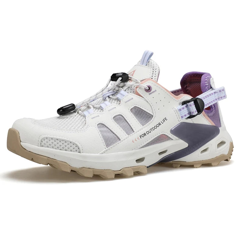 HUMTTO Summer Shoes for Women Breathable Hiking Women's Sneakers Luxury Designer Anti-slip Sports Water Trekking Outdoor Sneaker