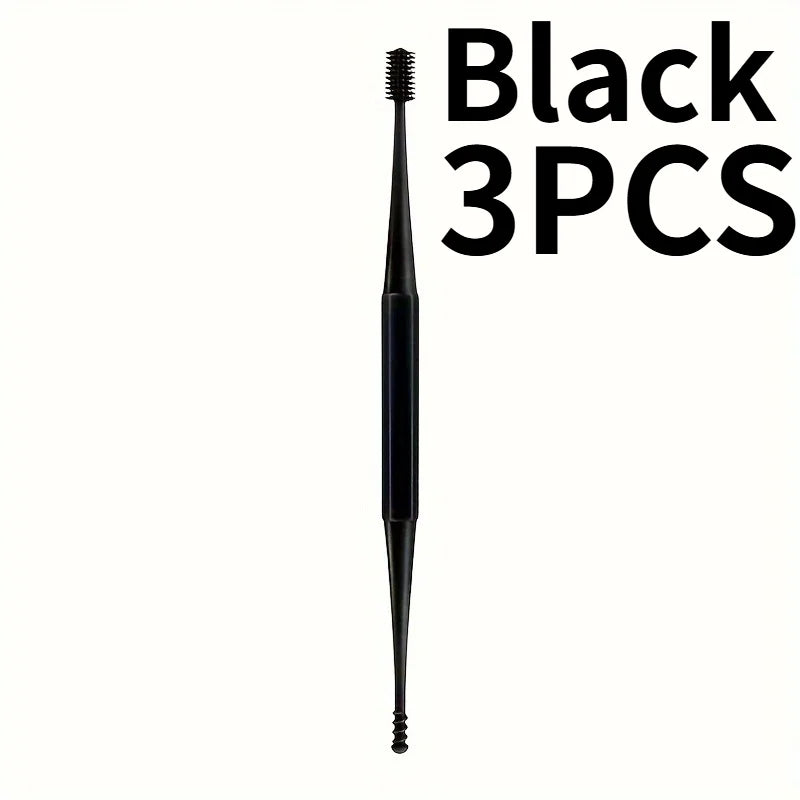 3PCS Remove Earwax Quickly with This Gentle Double-Ended Ear Cleaner, Ear picking tools, 3 colors to choose from