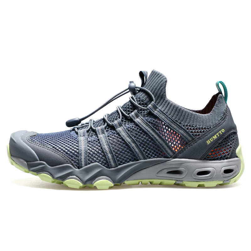 HUMTTO Wading Shoes for Men Breathable Summer Beach Water Sneakers 2022 Sports Mens Sandals Trekking Outdoor Man Hiking Shoes