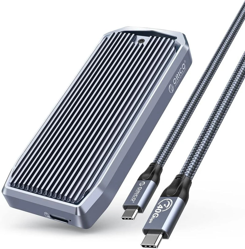 ORICO USB4 M2 SSD Case NVMe 40Gbps M2 NVMe Case Compatible with Thunderbolt 3 USB 3.2/ 3.1/3.0 Type C Protocols USB4
