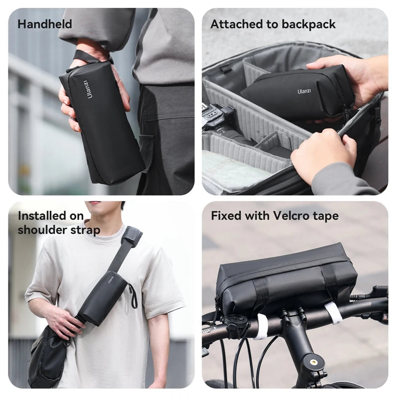 កាបូប Ulanzi PK-04 សម្រាប់ DJI Osmo Pocket 3 ប្រអប់ផ្ទុកការពារការធ្វើដំណើរ ឧបករណ៍រក្សាលំនឹង Gimbal ដៃ កាបូបថតរូបកាមេរ៉ា