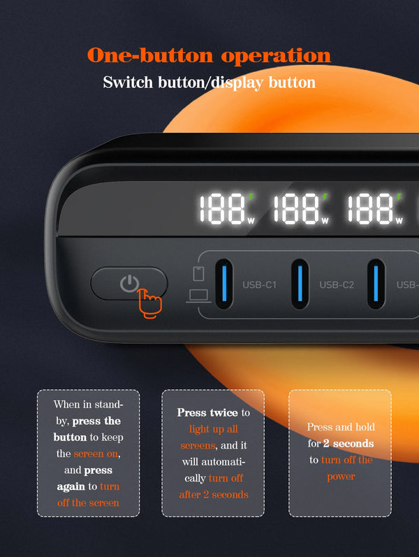 ឧបករណ៍សាកថ្ម LDNIO 140W GaN សម្រាប់ធ្វើដំណើរអន្តរជាតិ USB C ឆ្នាំងសាក រន្ធ 100W អេក្រង់ LED AU US UK EU ស្ថានីយ៍សាកថ្មជញ្ជាំង
