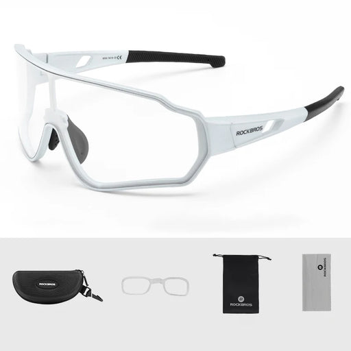 ROCKBROS Bike Photochromic Glasses Sports Sunglasses Men Women UV400 Anti-ultraviolet Goggles Cycling Fishing Outdoor Eyewear