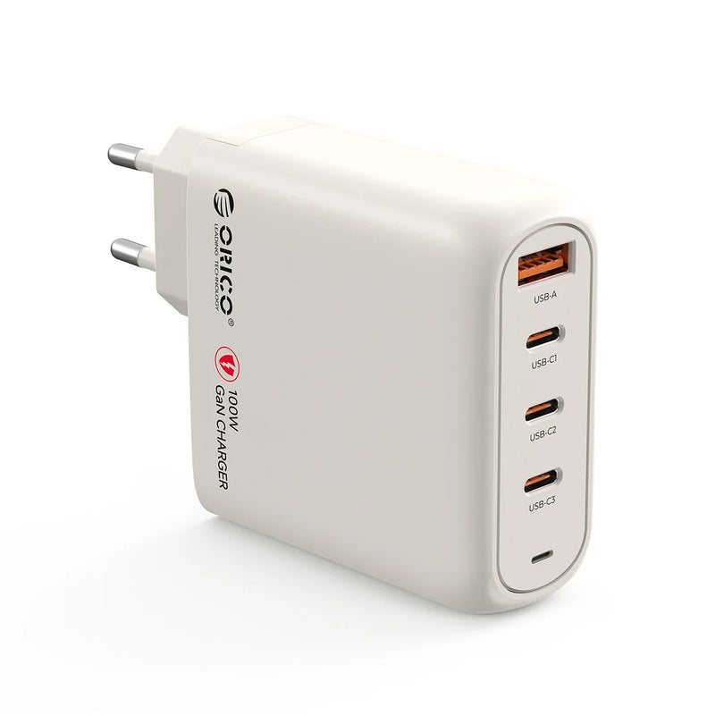 ORICO 100W GaN Charger USB C Charger QC4.0 3.0 Quick Charge For Macbook Laptop Tablet PD Fast Charger For iPhone 18 17 16 Pro