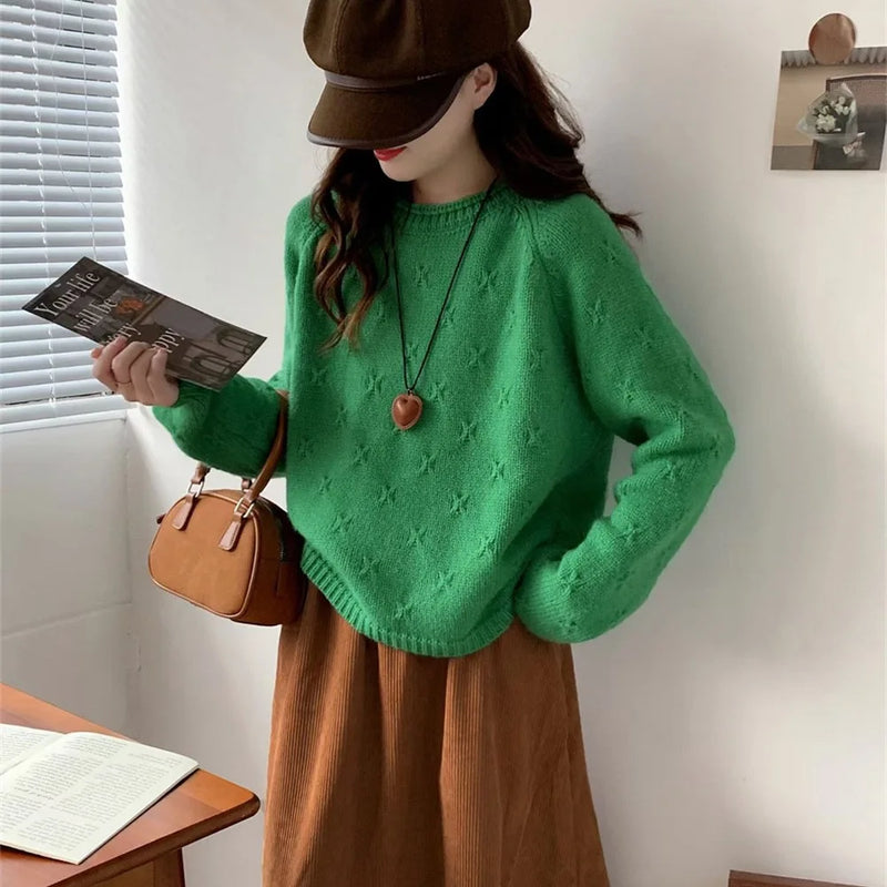 Ropa De Mujer New Pull Tops Spring Autumn Sweaters & Jumpers Knitwear Female Clothing Long Sleeve Women Pullovers Blouse