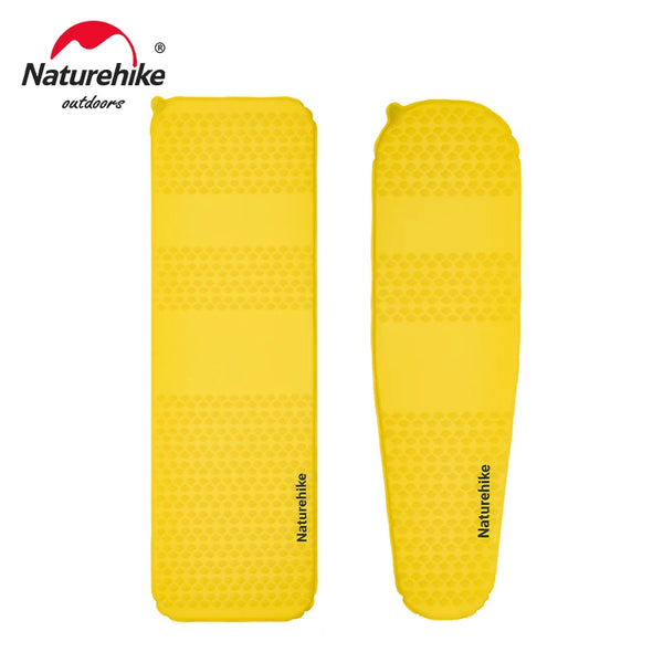 កន្ទេលបំប៉ោងដោយខ្លួនឯង Naturehike Feather Bone 3.6R ទម្ងន់ស្រាលបំផុត បន្ទះការពារសំណើម ខ្នើយបំប៉ោងសម្រាប់បោះជំរុំ ដែលអាចបត់បាន ងាយស្រួលយកតាមខ្លួន