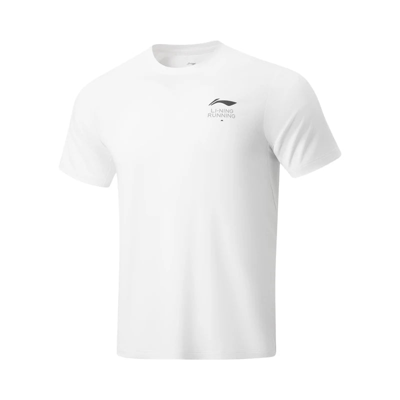 អាវយឺតរត់អាជីពបុរស Li-Ning ស្ងួតខ្យល់ 100% ប៉ូលីអេស្ទ័រ កមូល ធម្មតា ខ្យល់ចេញចូលបាន អាវយឺតកីឡា LiNing ATSW137