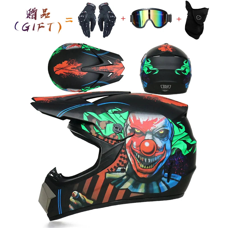 Professional Lightweight Off-road Motorcycle Helmet Racing Bike Children ATV Off-road Vehicle Downhill DH Cross Helmet Motocross