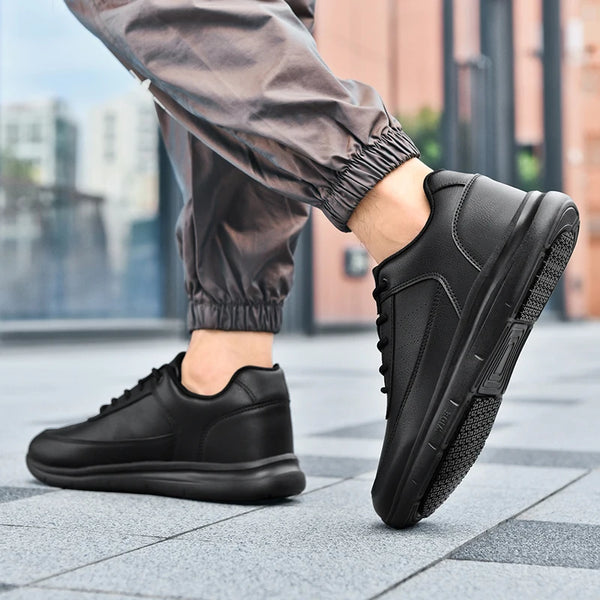 Chef Hotel Kitchen work shoes Four Seasons New Waterproof Non-slip Soft-sole Light Breathable Men's Outdoor Casual Walking Shoes
