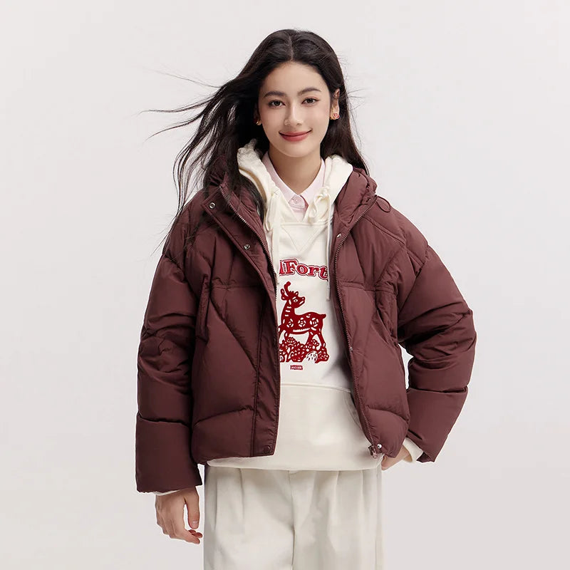 Semir Thin Down Coat For Women 2026 Spring Waterproof Windproof Stain-Resistant Oversize Loose Casual Fashion Jacket