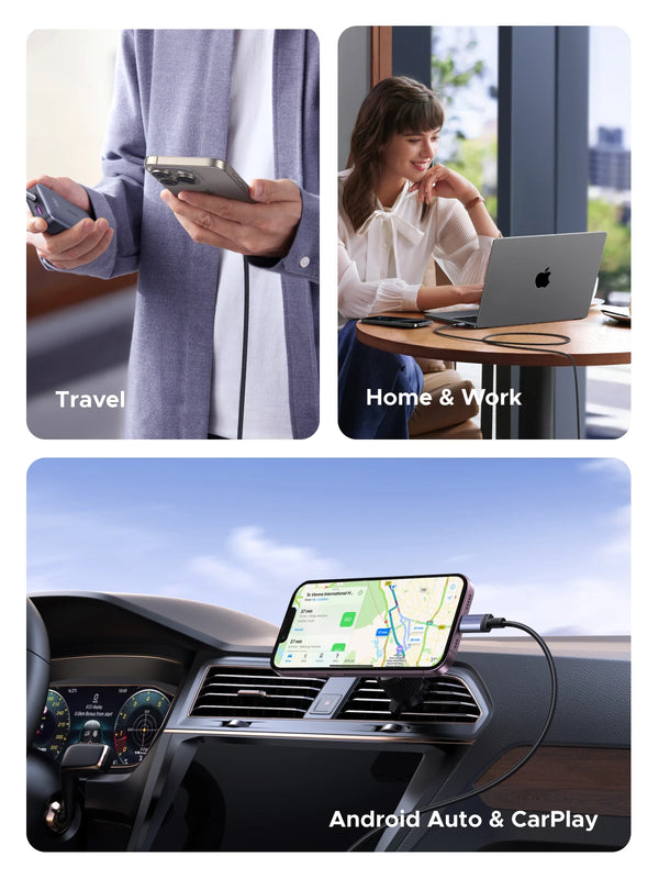 UGREEN PD 100W Cable USB C Fast Charging Cable 5A for Laptop MacBook iPad iPhone 17 16 Xiaomi Samsung S25 Type-C Data Cord