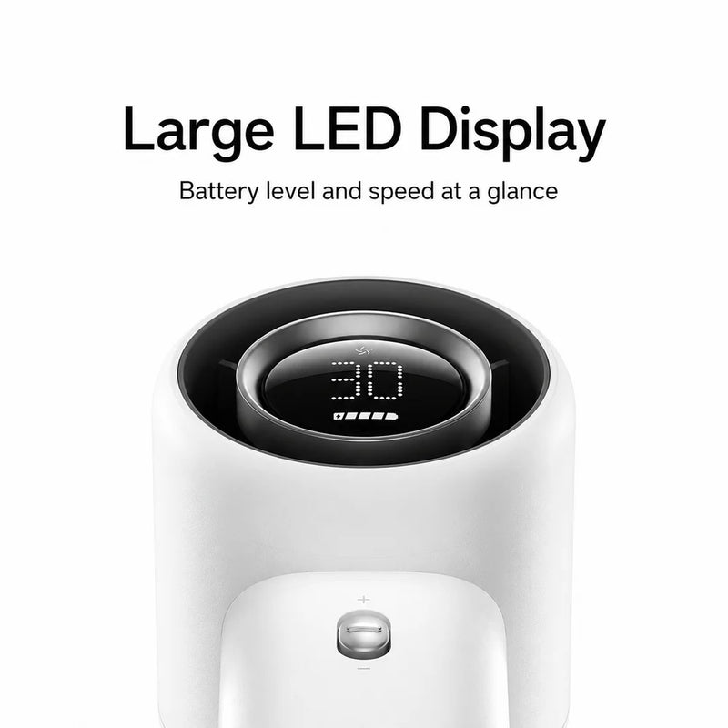 MIJIA Handheld Fan,250m³/h Powerful Air Volume,5m Ultra-long Distance Air Supply,40h Ultra-long Battery Life,Chinese Version