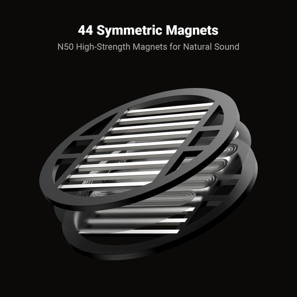 កាសស្តាប់ត្រចៀក Fosi Audio I5 Open-Back Planar Magnetic ជាមួយនឹង Diaphragm 97mm កាសស្តាប់ត្រចៀកមានខ្សែសម្រាប់ម៉ូនីទ័រ Hifi អាជីពសម្រាប់ស្ទូឌីយោ