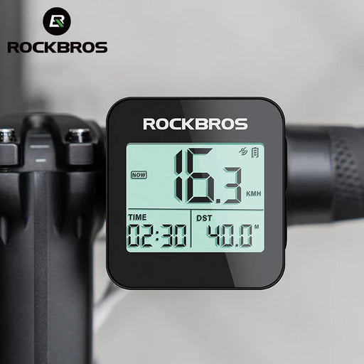 ROCKBROS Bike Computer GPS Speedometer Road Bike MTB Waterproof Automatic Digital Stopwatch Cycling Odometer Cycling Computer