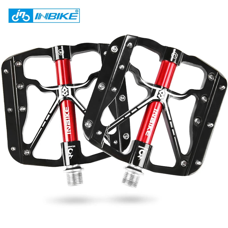 INBIKE Final Discount! Bicycle Pedals, Lightweight,Aluminum Alloy Road Bike Pedals Sealed Bearing Widened Dustproof  Accessories