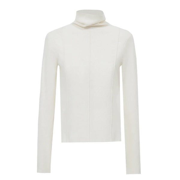 Amii Knitted Women's Sweater Turtleneck Slim Fit Long Sleeve Casual Pullover 2026 Autumn New Versatile Chic Top Women 12623113