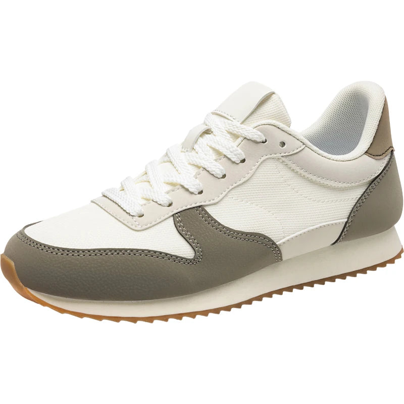 Men Sneakers Spring Retro Versatile Flat Bottom Anti Slip Wear-resistant Outdoor Fitness Shoes 2026 New Comfort Running Shoes