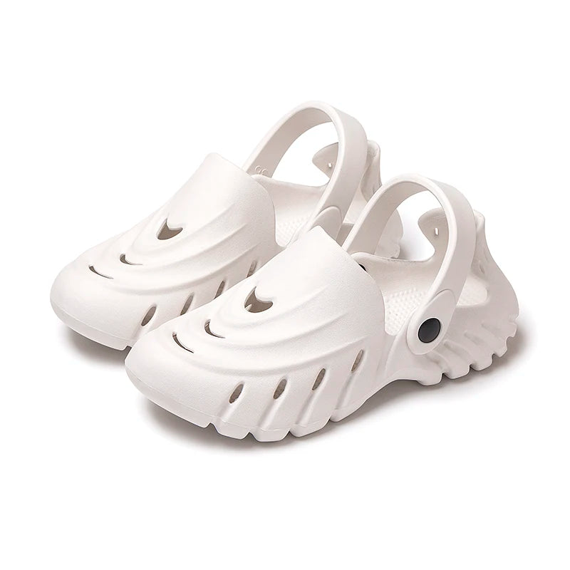 Couple Casual Sandals Summer Plus Size Outdoor Men's and Women's Fashion Hole Shoes Soft Sole Waterproof Dual-Purpose Slippers