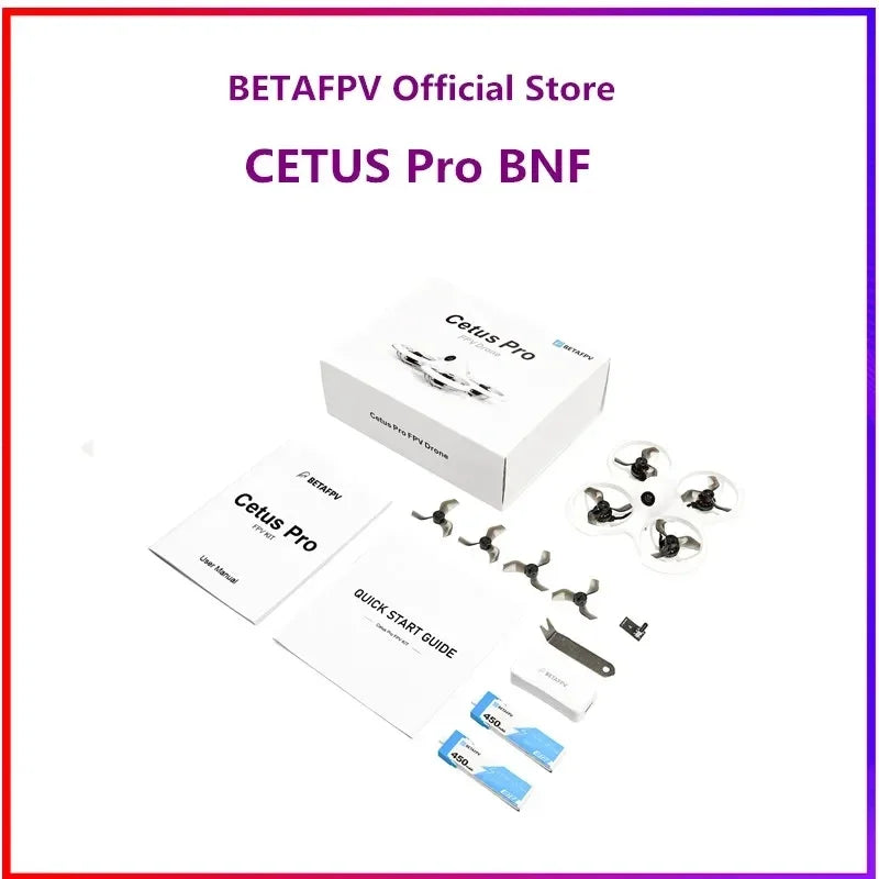 BETAFPV Cetus X /Cetus Pro យន្តហោះគ្មានแปรง BNF ម៉ូទ័រគ្មានជក់ FPV យន្តហោះគ្មានមនុស្សបើកប្រណាំង លក់ដាច់បំផុត
