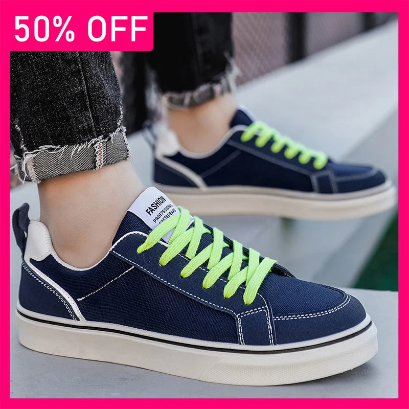 Men Board Shoes Summer New Breathable Versatile Soft Sole Comfortable Daily Casual Shoes Lightweight Youth Walking Shoes for Men