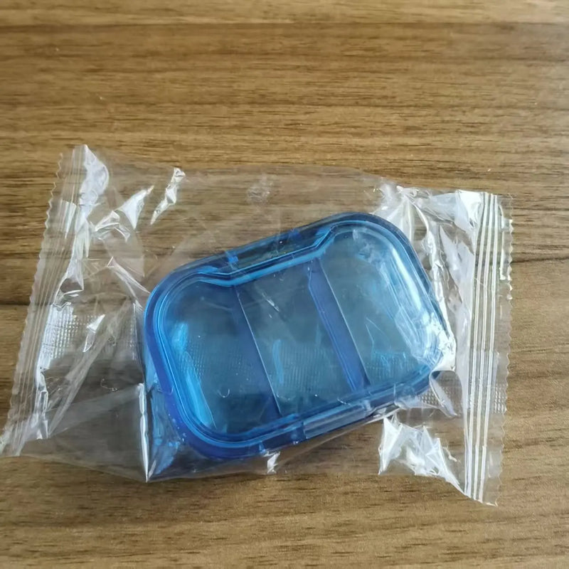 1pc Portable Mini Pill Box for Morning, Noon, And Night, Sealed Medicine Storage for One Week, On-The-Go Medicine Organizer