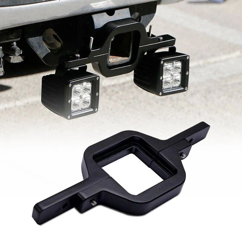 Factory Price Dual Leds Mount Brackets Led Pods Mount Brackets 2.5 Inch Towing Hitch Mount Brackets for Truck Trailer Suv Pickup