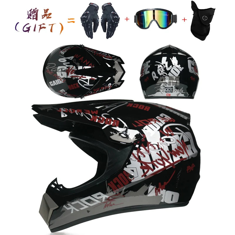 fiery Motocross Helmet Off Road Professional ATV Cross Helmets MTB DH Racing Motorcycle Helmet Dirt Bike Capacete de Moto casco