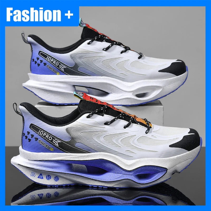 Unisex Sports Shoes Autumn Mesh Breathable Outdoor Running Shoes New Soft Soled Rebound Anti Slip Marathon Training Shoes