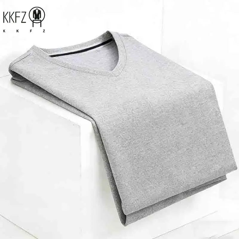 Men's Plus Size Camel V-neck Long Sleeve Shirt Loose Fit Comfortable Casual Top for Big & Tall