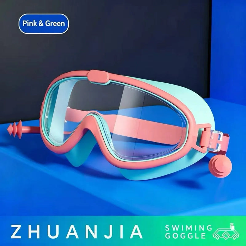Universal Large Frame Swimming Goggles for Men And Women Anti Fog High Definition Drifting Swim Goggles