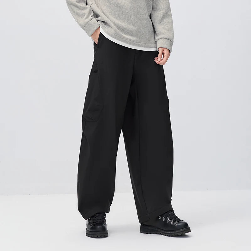 ខោបុរស Semir ខោធម្មតា ធន់នឹងកម្ដៅ រលុង សមល្មម សម្លៀកបំពាក់ធ្វើការ រដូវរងាថ្មី ឆ្នាំ២០២៦ សម្លៀកបំពាក់ប្រចាំថ្ងៃ រចនាប័ទ្មទីក្រុង ធម្មតា