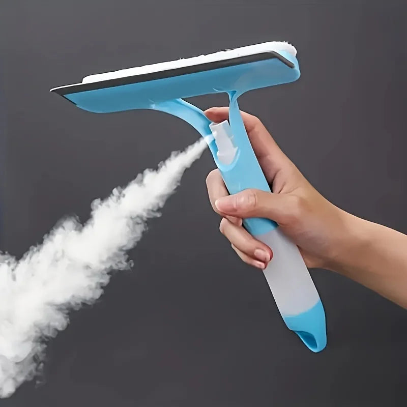 3 in 1 Window Cleaning Squeegee Multi Function Glass Mirror Wiper with Spray  Tools  Cleaning tools, cleaning brush