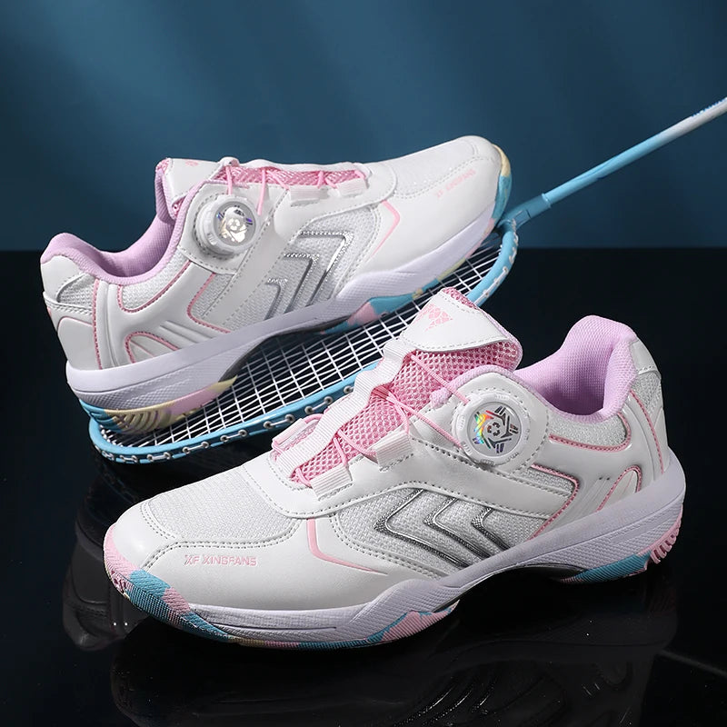 Mens Badminton Shoes High Elasticity Midsole Support Strong Wrapping Indoor Outdoor Fields Anti Twist Stable Training Sneakers