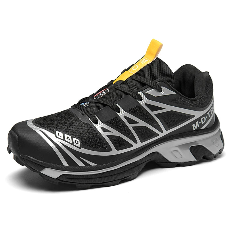 Mens Walking Shoes New Fashionable Shock-absorbing Outdoor Off-road Running Shoes Lightweight Non-Slip Hiking Shoes for Man