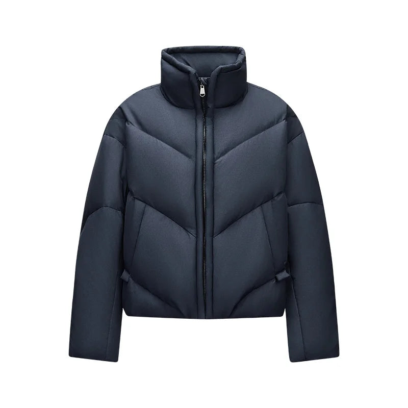 Semir Women Down Jacket 90 Percent Down Fill Stand Collar Oversized Fit Petite Fit 2026 Winter Cold Weather Everyday Style