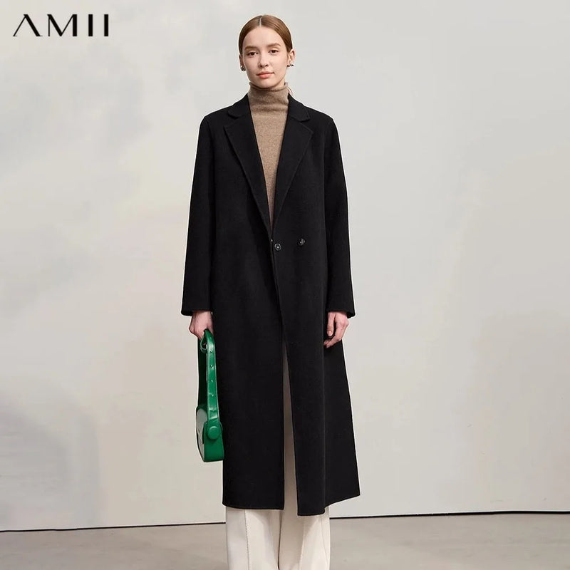 អាវធំ AMII Minimalist សម្រាប់នារីឆ្នាំ ២០២៦ រដូវរងាថ្មី អាវក្រៅវែងរលុងសម្រាប់នារី អាវក្រៅរោមចៀមក្តៅសម្រាប់រដូវរងា 12524043