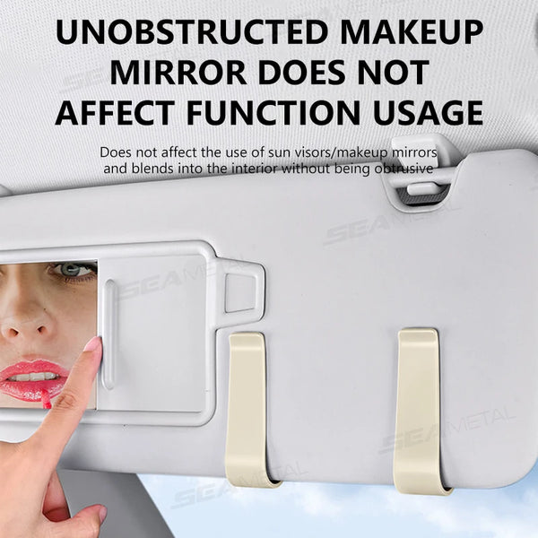 SEAMETAL Car Visor Glasses Case Premium ABS Auto Sunglasses Organizer Storage Case Anti-Scratch Protection for Car Accessories