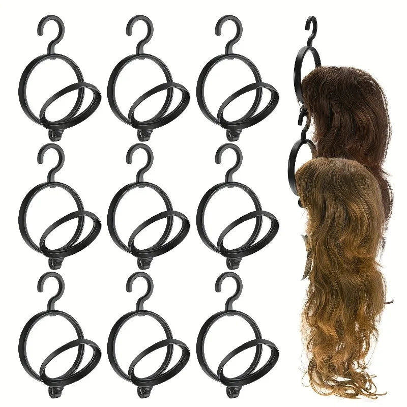 1pc Hanging Wig Stands, Foldable And Portable,Suitable for Various Wigs And Hats,Ideal for Travel Styling And Wig Replacemen.