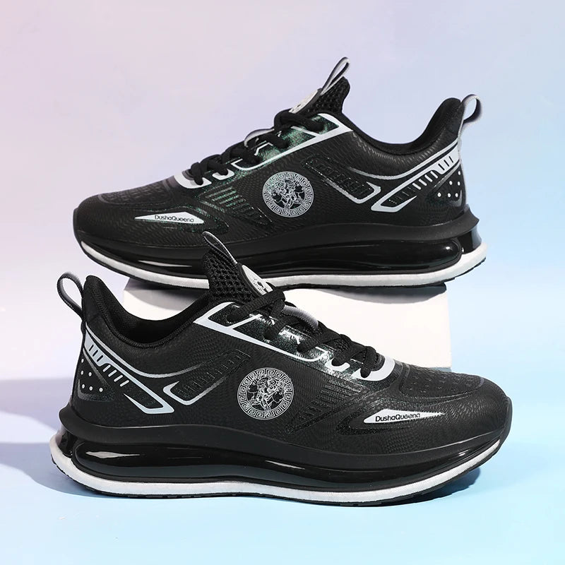 Mens Sports Shoes 2025 New Breathable Anti Slip Cushioned Road Running Shoes Unisex Casual Sports Outdoor Running Shoes