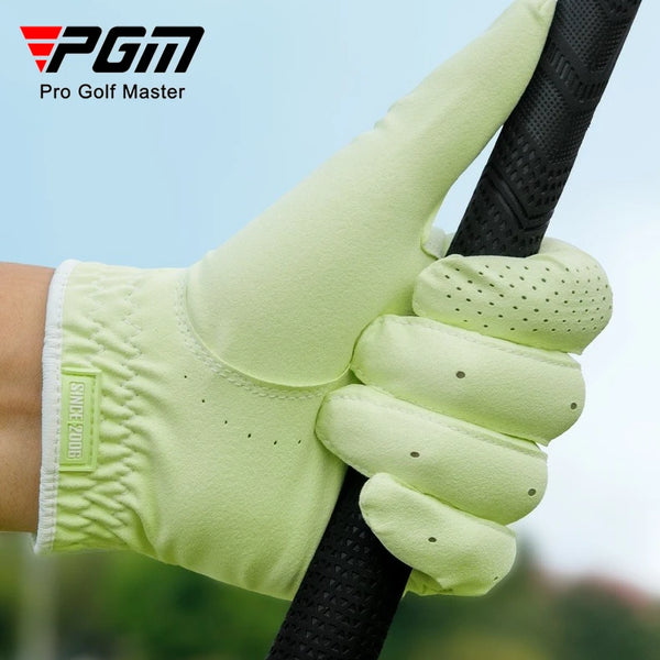 PGM 1pc Men Golf Gloves Single Left Hand Non Slip Nano Cloth Breathable Glove ST039