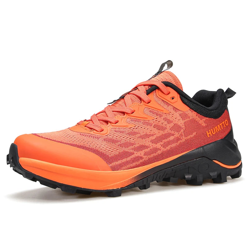 HUMTTO Shoes for Men Breathable Trail Sneakers Luxury Designer Anti-slip Sports Hiking Men's Boots Outdoor Trekking Sneaker Man