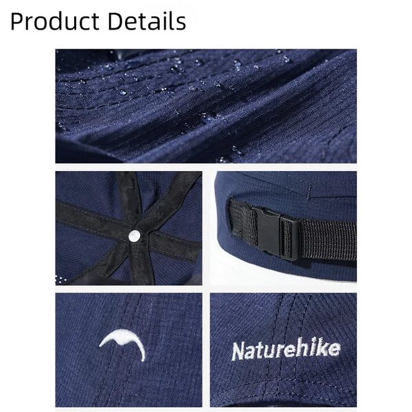មួកការពារកម្តៅថ្ងៃ Naturehike សម្រាប់ក្រៅផ្ទះ មួកការពារកម្តៅថ្ងៃ មួកបេស្បលពណ៌ស្រស់ឆើតឆាយ មួកកីឡា មួកបេស្បល មួកកីឡា