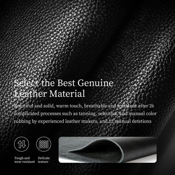 Tigernu Genuine Leather Wallet for Men Long Wallet Men's Wallet Male Slim Leather Purse Card Holder Zipper Pocket Gift Box