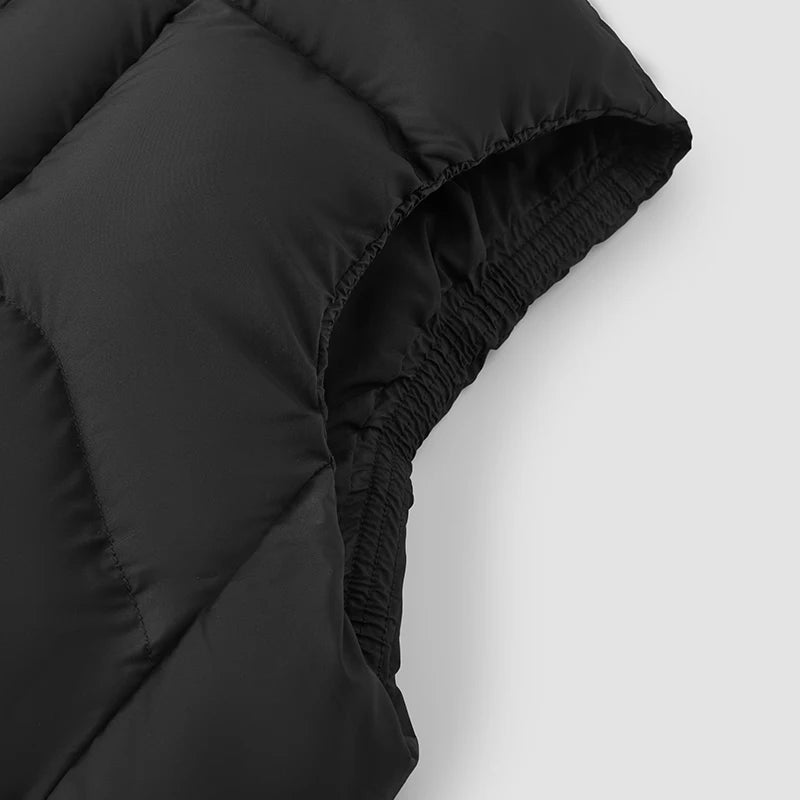 Semir Men Down Vest Water Repellent 90 Percent Down Fill Stand Collar Loose Fit Solid Color Urban Casual Style 2026 Winter
