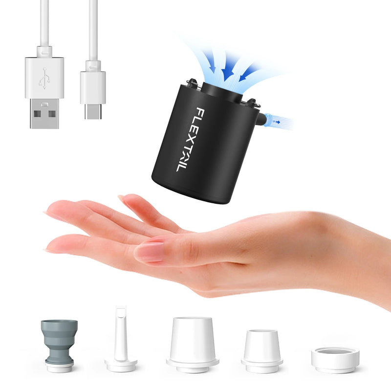 FLEXTAIL TINY PUMP 2024 & X 2024 - Mini Air Pump, Portable Camping Pump for Pool Floats, Air Bed Mattress, Vacuum Bags