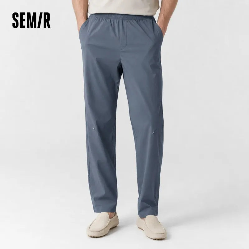 Semir Men Pants Functional 2026 Lightweight Loose Fit Straight Urban Casual Everyday Style Soft Comfortable Daily Wear Trendy